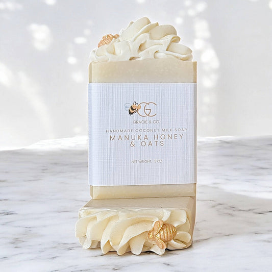Manuka Honey Oats & Coconut Milk Shea Butter Soap