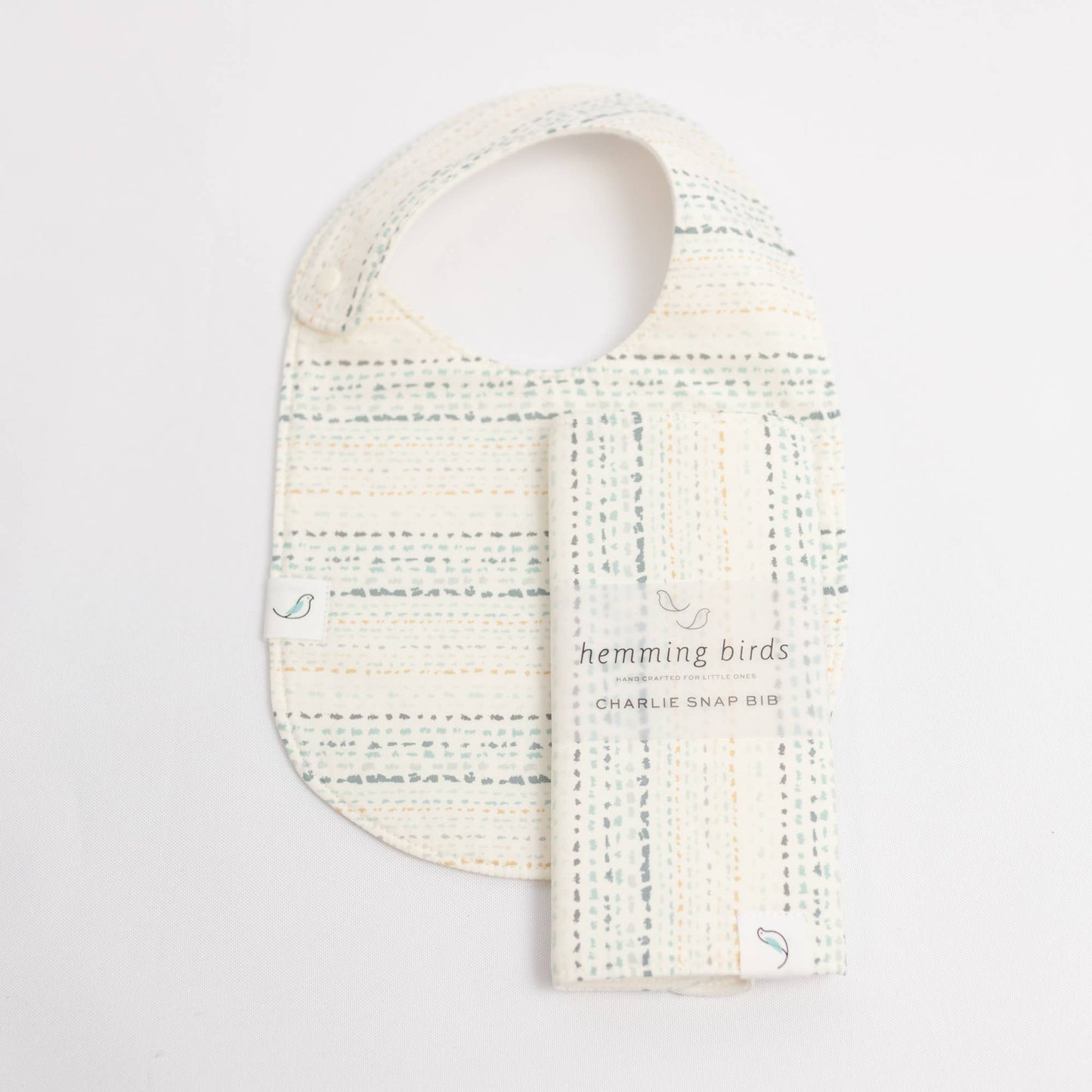 Charlie Snap Bib - Sandstone